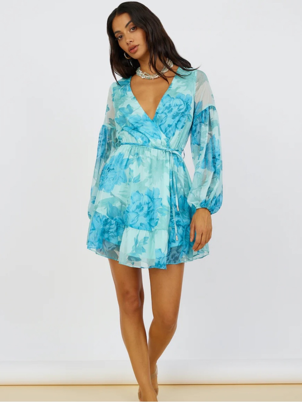 Mika & Gala Floral Mini Dress